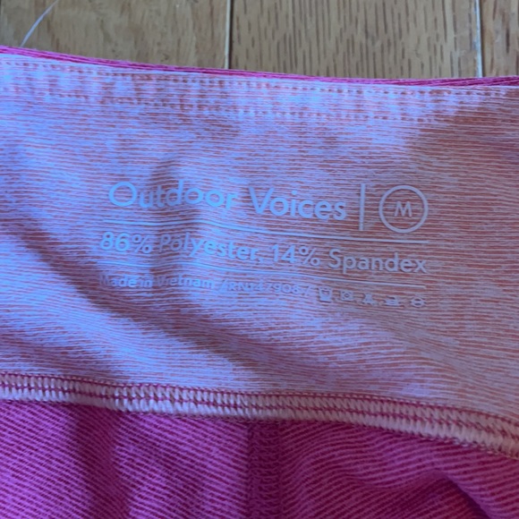outdoor voices tri color pants barbie pink - Picture 7 of 8